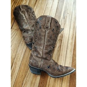 Laredo leather cowboy boots